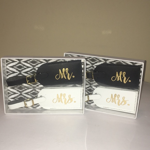 The Paisley Box Mr. & Mrs. Luggage Tags - Picture 5 of 8
